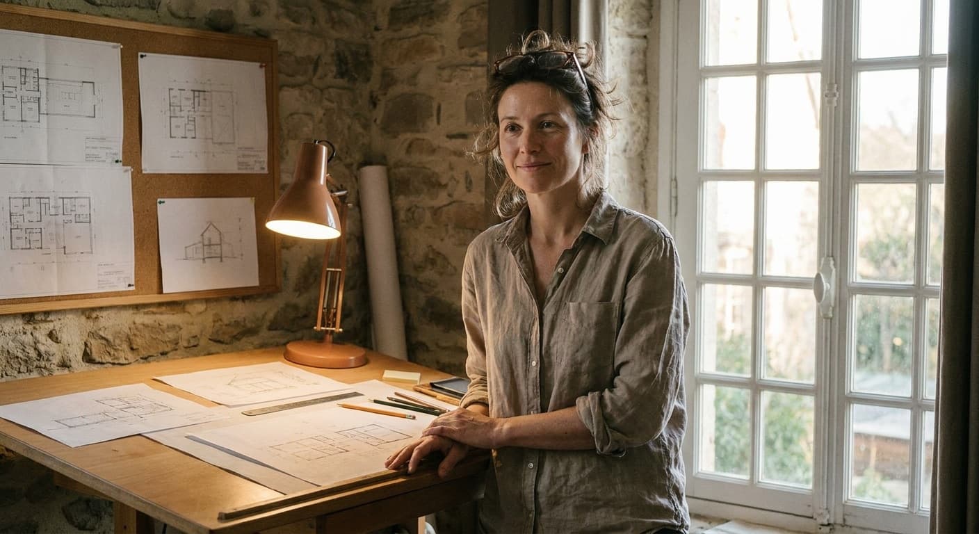 Ines, Freelance architect, divorced, no kids